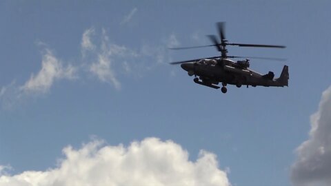 Russian Army Aviation combat operation during the special military operation