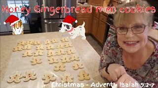 Gingerbread Men Cookies made with Honey🎄Christmas-Advent