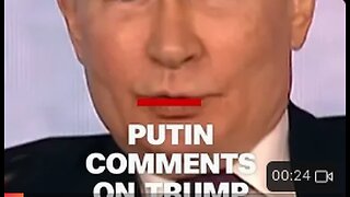 Putin comments on Trump charges