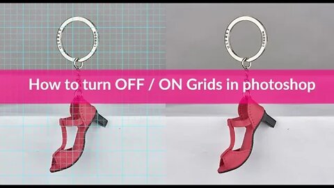 How to turn OFF Grids in photoshop - Turn ON Grids in photoshop cc 2022 #grids