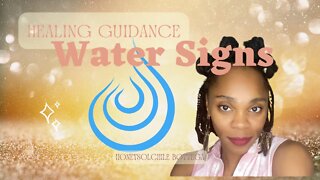 WATER SIGNS🌊: LET IT GO FOR NEW TO COME | HEALING GUIDANCE MESSAGES | CANCER, SCORPIO, PISCES #tarot