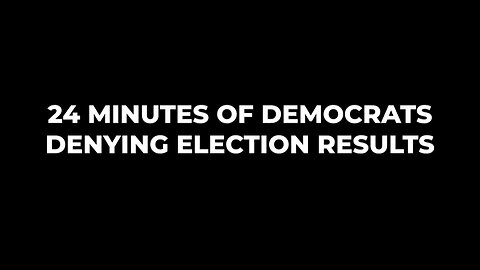 Let's Flash Back To Election Deniers