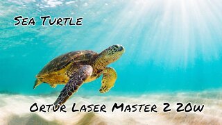 Sea Turtle - Ortur Laser Master 2 20w