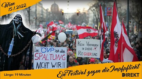 Wien-Demo (15.1): Ein "Festival to go" gegen !mpfpfl!cht und für Freiheit