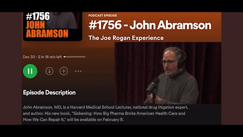 Joe Rogan: Dr. John Abramson Shares What’s Going On Behind The Scenes With Big Pharma