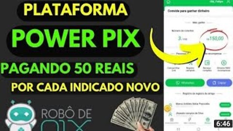 Ganhe R$50 no Cadastro POWER PIX - Ganhe Dinheiro no PIX no AUTOMATICO Enquanto Você Dorme RENDA PASSIVA Ganhar Dinheiro Online