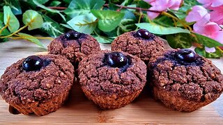 Make a delicious dessert in 5 minutes! Healthy muffins recipe for breakfast!