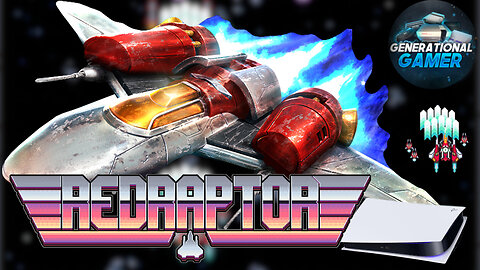 RedRaptor a Modern, but Retro Looking Shooter (Shmup) - PS5