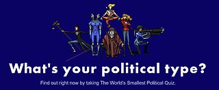 Taking The World's Smallest Political Quiz