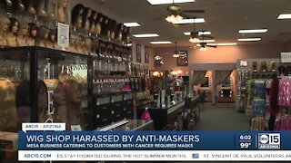 Mesa wig shop that caters to cancer patients harassed by anti-maskers