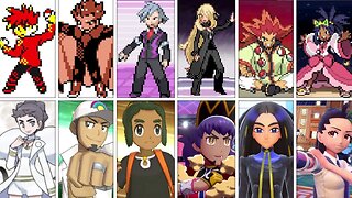 Evolution of Pokemon Champion Battles (1996 - 2022)