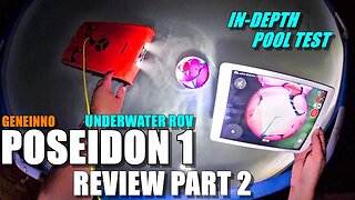 Geneinno POSEIDON 1 FPV Underwater Drone ROV Review - Part 2 - In-Depth Pool Test