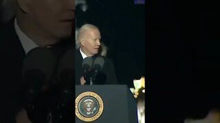 Joe Biden startled by loud noises