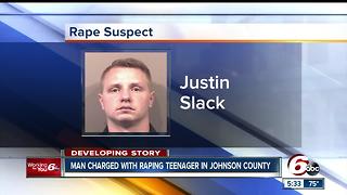 Man charged with raping teen in Johnson County