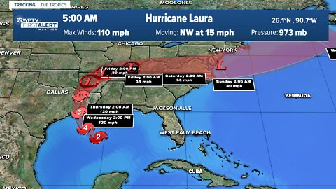 Hundreds of thousands flee US coast ahead of Hurricane Laura