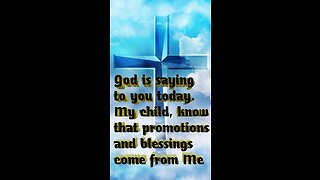 God is saying to you today / God says / God message today / Jesus Christ /