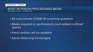 Waukesha County Courts to resume most in-person proceedings
