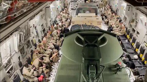 82nd Airborne Paratroopers Deploy to Re-Enforce NATO's Eastern Front - Global Defender 2022