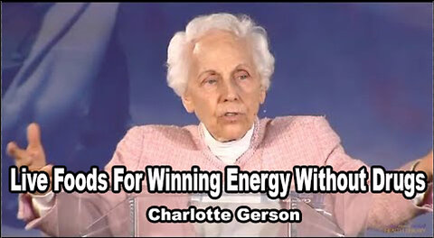 Live Foods For Winning Energy Without Drugs - Charlotte Gerson