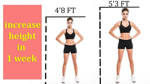 INCREASE HEIGHT With This Exercise & Stretch! Easy Stretch To Grow Taller For Beginner