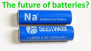 Na-ion battery test (Seekwatt 3V 1300mAh 18650)