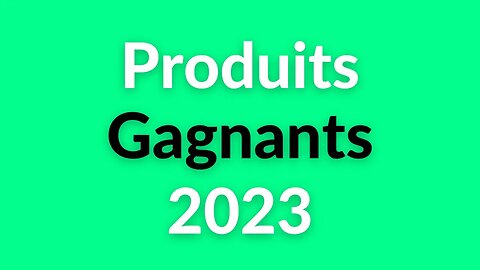 30 Produits Gagnants 2023 (Dropshipping)