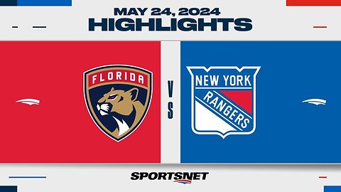 NHL Game 2 Highlights _ Panthers vs. Rangers - May 24, 2024