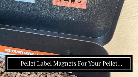 Pellet Label Magnets For Your Pellet Smoker Perfect Accessory For Every Meat Smoker Outdoor Wat...