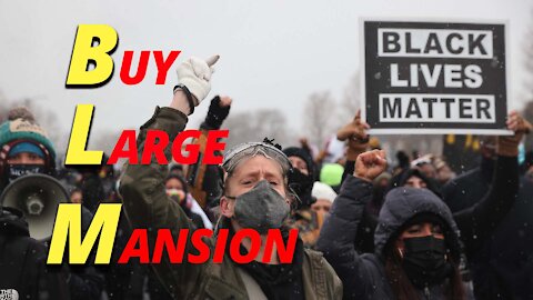 Usuario de Twitter "Ahora sabemos que BLM significa "Buy Large Mansion” “comprar una gran mansión”