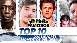 TOP 10 Los MEJORES Momentos Del 2021 | Antes De Que Fueran Famosos | ¡Feliz Año Nuevo!
