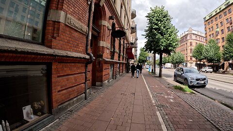 Gothenburg Street Walk | Tredje Långgatan to Linne | 4k ASMR