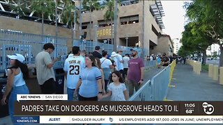 Padres take on Dodgers without Musgroves