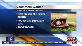 Tehachapi Little League looking for volunteers
