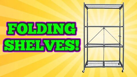 Folding Shelving Racks Are Amazing!