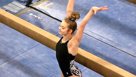 Balance Beam in Front of the Judges! | Whitney Bjerken Gymnastics