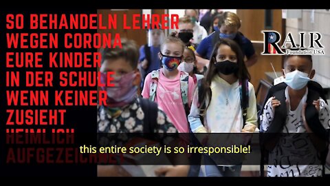 Secret Recording in German Classroom Exposes Coronavirus Child Abuse (Watch)