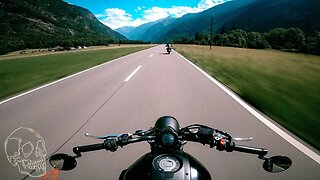 ROAD TO ST. BERNARD PASS. (RAW Onboard)