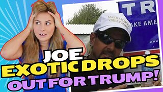 Joe Exotic suspends presidential campaign, goes all in for Trump???!!