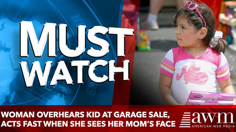 Woman overhears kid at garage sale, acts fast when she sees her mom’s face