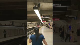 Stunning Montréal metro departure #viralvideo #travel #montreal #train #downtownmontreal