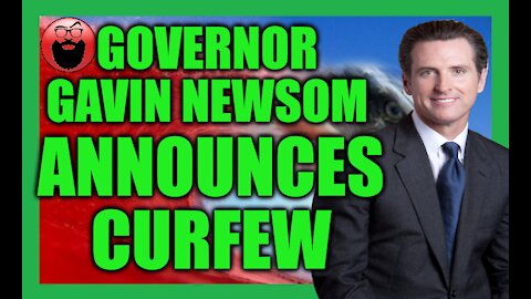 Governor Gavin Newsom Announces Curfew So He Won't Have To Wait In Long Line At Fancy Restaurants