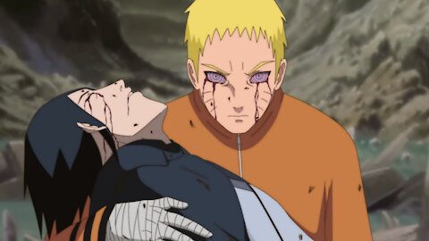 SASUKE'S DEATH Boruto - Sasuke gave his eyes to Naruto