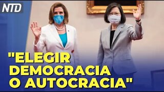 Pelosi se reúne con la presidente de Taiwán; Candidatos de Trump ganan primarias en 3 estados | NTD