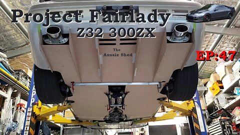 Flat Floor & Rear Diffuser Templates Part 2 . Project Fairlady Z32 300zx Twin Turbo, Ep:47