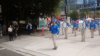 Falun Gong marching band Vancouver