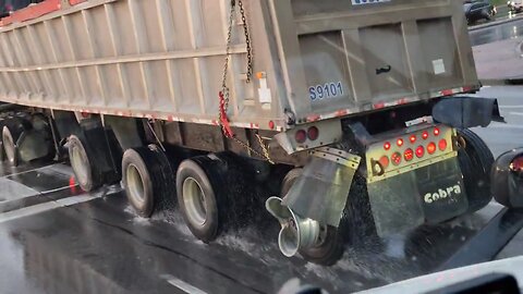 Tire Falls Off Truck