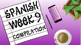 New Spanish Review! \\ Week 9 Compilation// Learn Spanish with Tongue Bit!