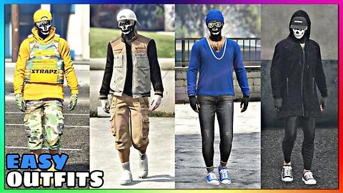 4 Easy Male Outfits To Make 14 (GTA Online)