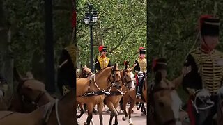 Kings troops Royal Artillery #buckinghampalace