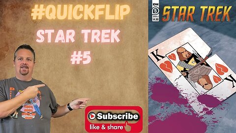 Star Trek #5 IDW #QuickFlip Comic Book Review Jackson Lanzing,Collin Kelly,Tamayo,Rosanas #shorts